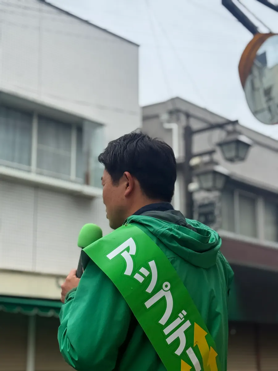 街頭1000本ノックの活動写真（6月15日 午前・荻窪・天沼・清水周辺）