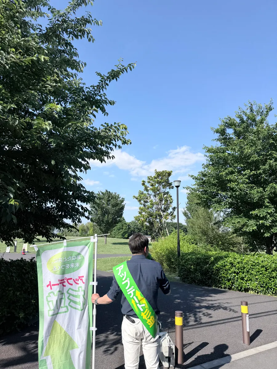 街頭1000本ノックの活動写真（6月6日 午後・高井戸・久我山・浜田山周辺）
