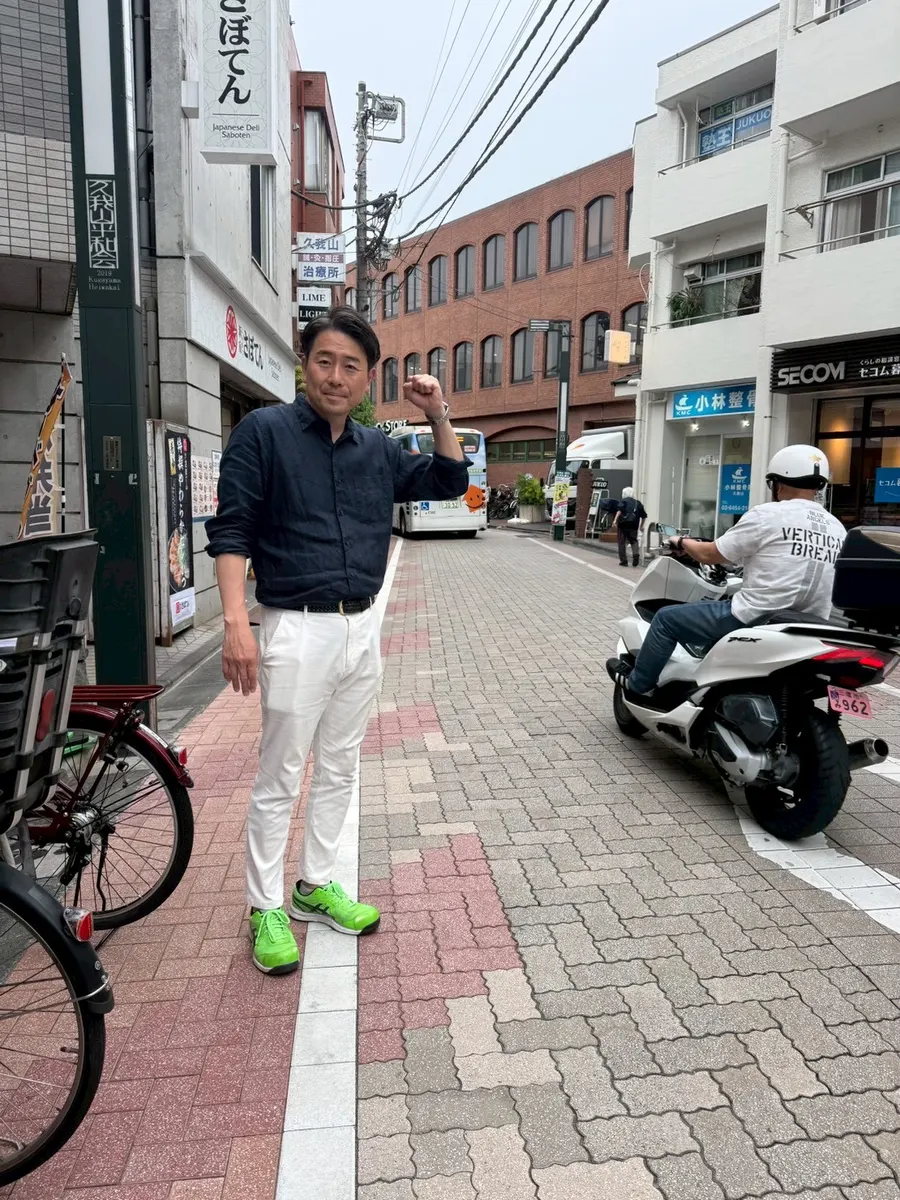 街頭1000本ノックの活動写真（6月5日 午後・荻窪・天沼・清水周辺）