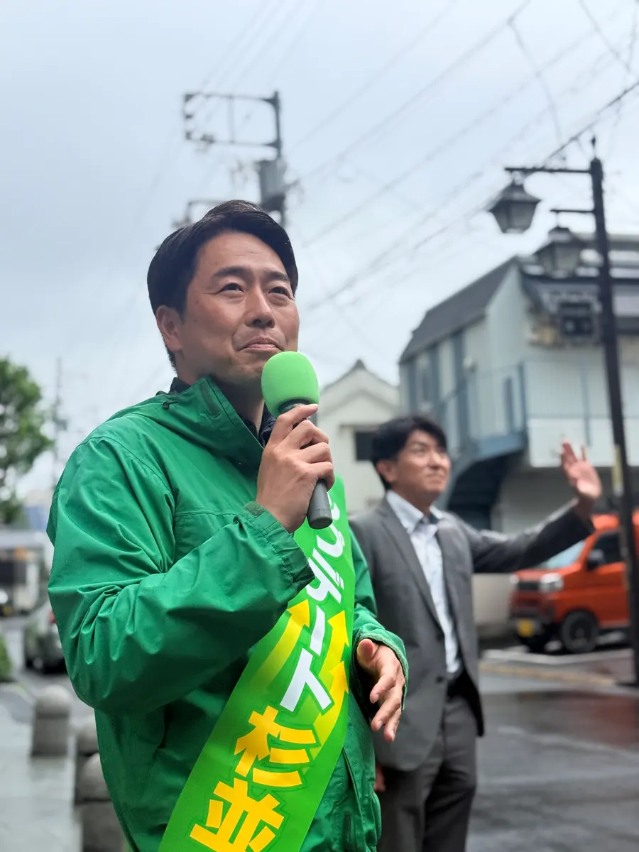 街頭1000本ノックの活動写真（6月15日 午前・荻窪・天沼・清水周辺）