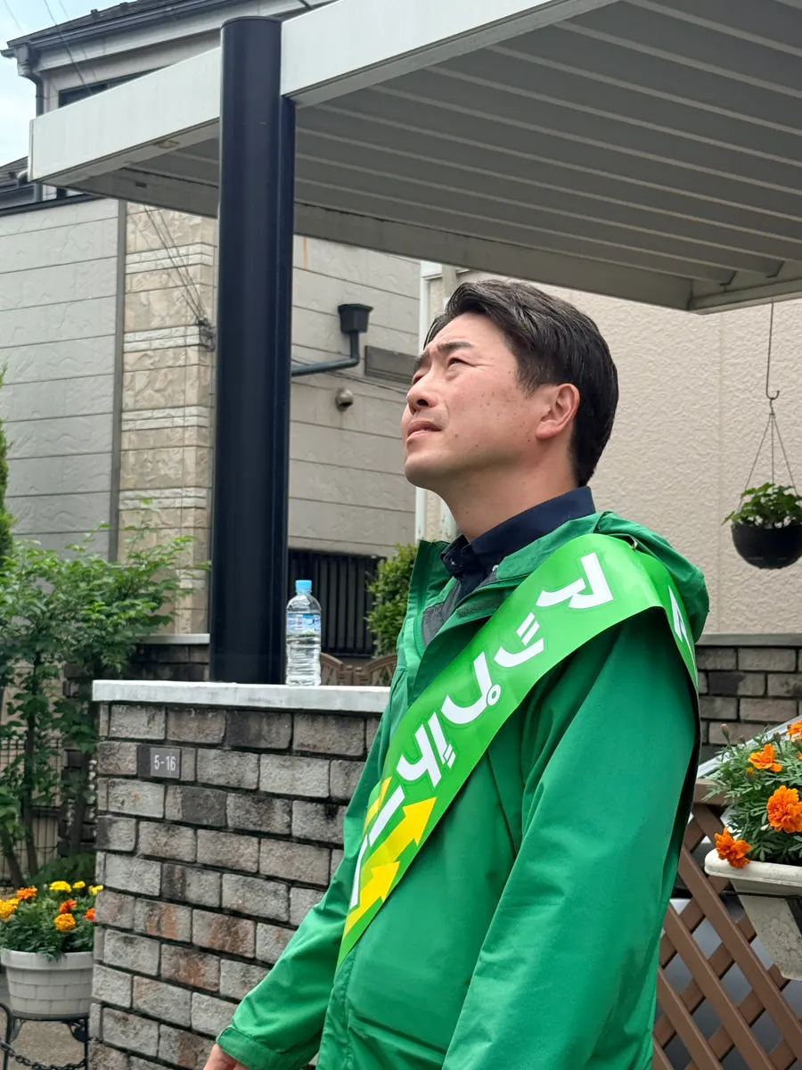 街頭1000本ノックの活動写真（6月11日 午前・高井戸・久我山・浜田山周辺）