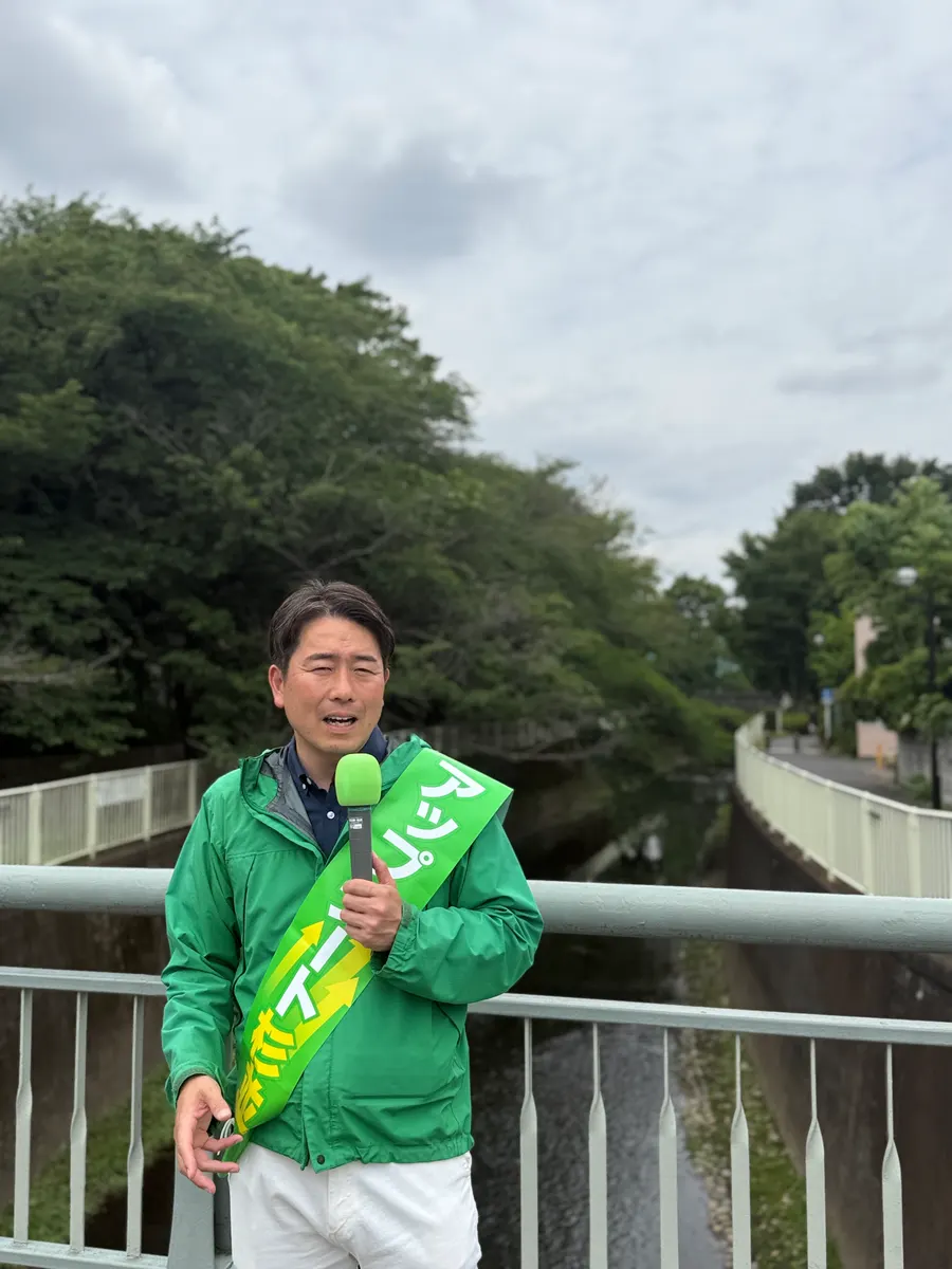 街頭1000本ノックの活動写真（6月11日 午前・永福・和泉・方南周辺）