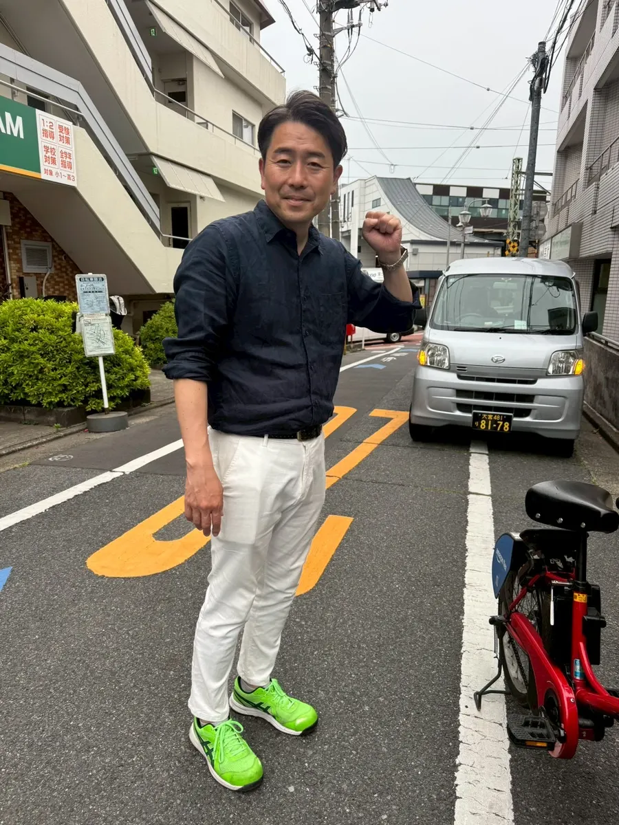 街頭1000本ノックの活動写真（6月5日 午後・荻窪・天沼・清水周辺）