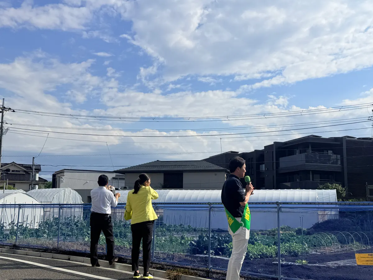 街頭1000本ノックの活動写真（6月12日 午後・井草・上井草・下井草周辺）