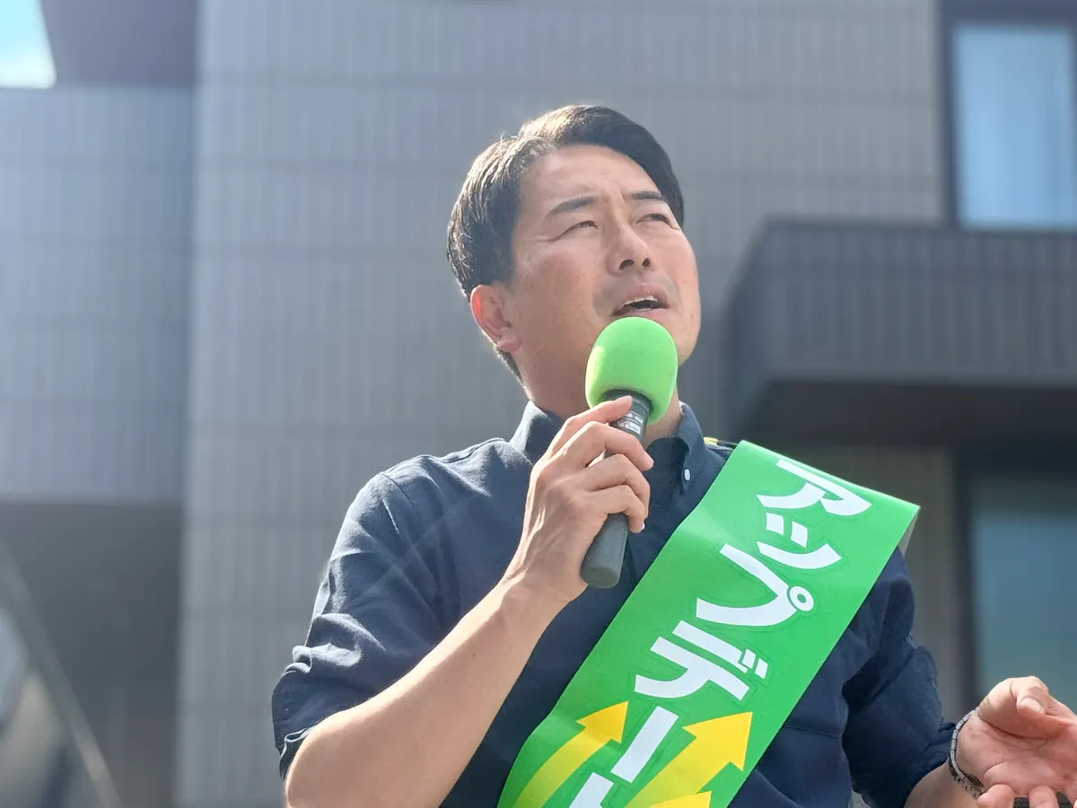 街頭1000本ノックの活動写真（6月6日 午後・高井戸・久我山・浜田山周辺）