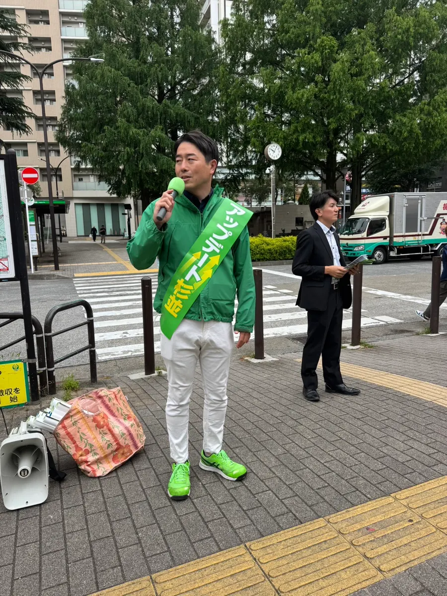 街頭1000本ノックの活動写真（6月5日 午前・阿佐谷・成田周辺）