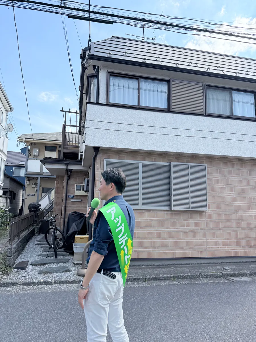 街頭1000本ノックの活動写真（6月6日 午後・高井戸・久我山・浜田山周辺）