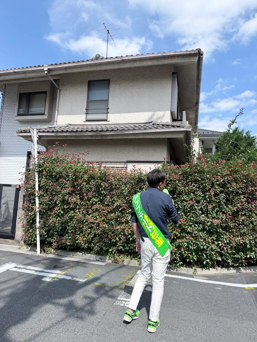 街頭1000本ノックの活動写真（6月6日 午後・高井戸・久我山・浜田山周辺）