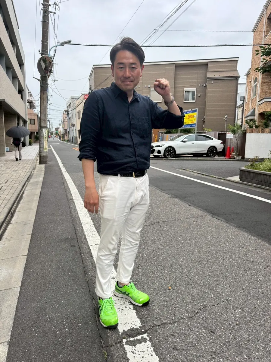 街頭1000本ノックの活動写真（6月5日 午後・荻窪・天沼・清水周辺）