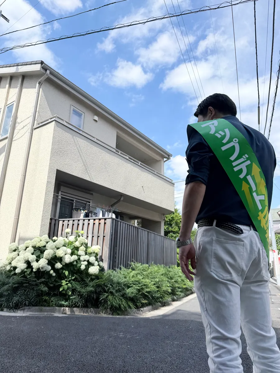 街頭1000本ノックの活動写真（6月6日 午後・高井戸・久我山・浜田山周辺）
