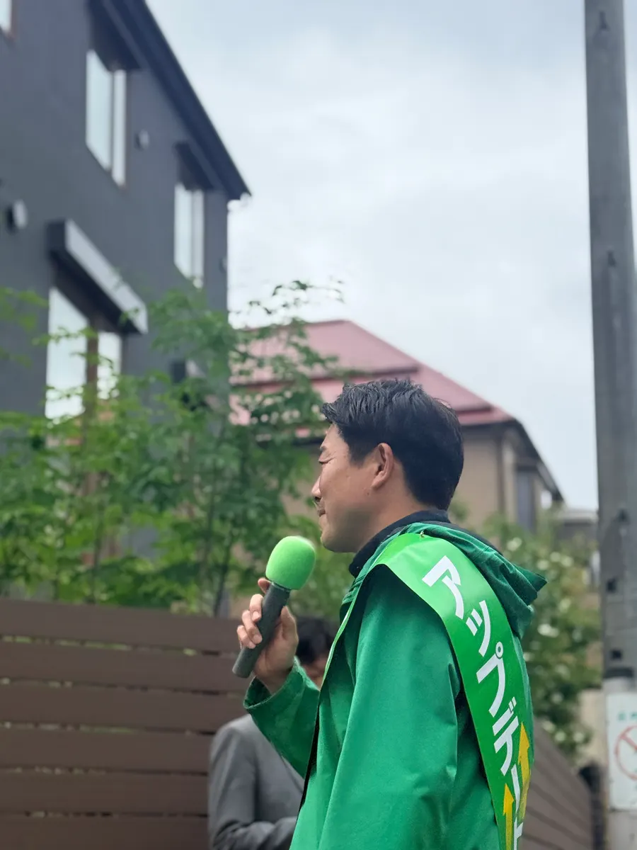 街頭1000本ノックの活動写真（6月15日 午前・荻窪・天沼・清水周辺）
