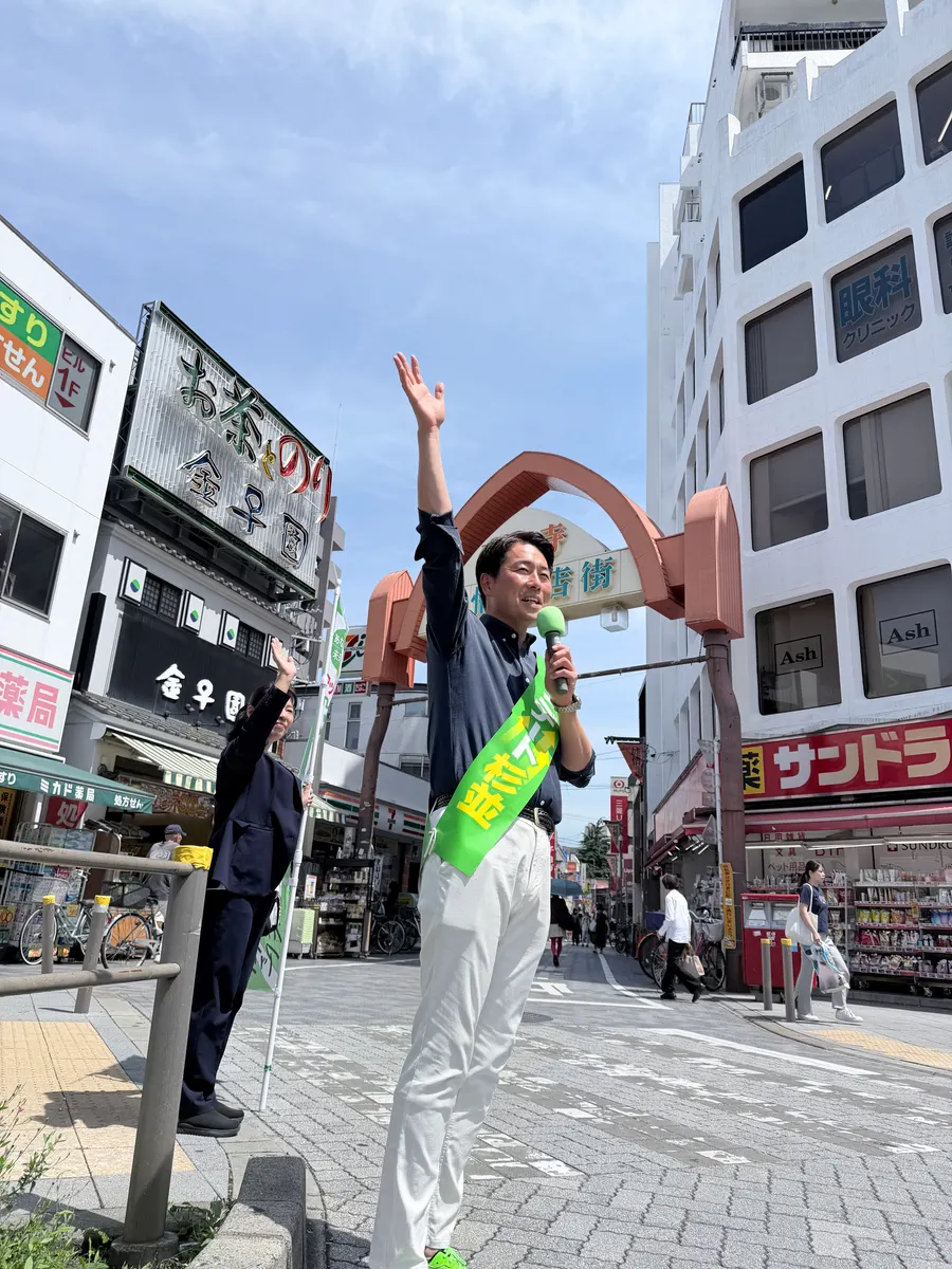 街頭1000本ノックの活動写真（6月16日 午前・高円寺・和田・堀ノ内周辺）