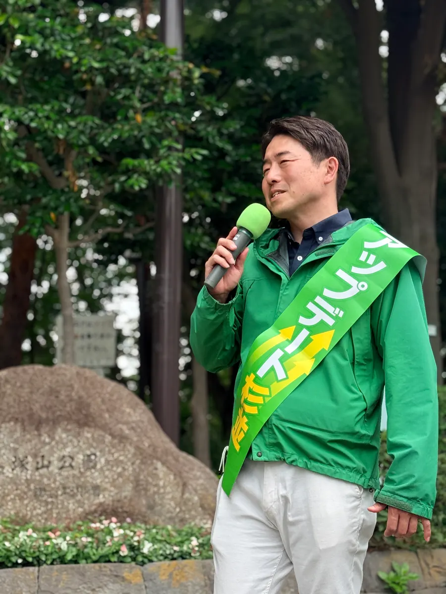 街頭1000本ノックの活動写真（6月11日 午前・高井戸・久我山・浜田山周辺）
