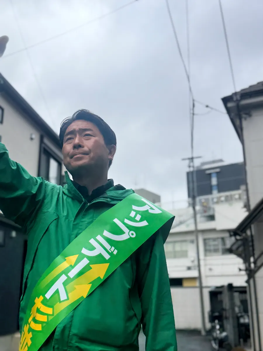 街頭1000本ノックの活動写真（6月15日 午前・荻窪・天沼・清水周辺）
