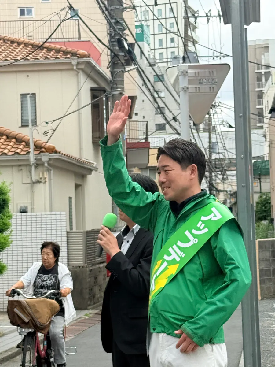街頭1000本ノックの活動写真（6月5日 午前・荻窪・天沼・清水周辺）