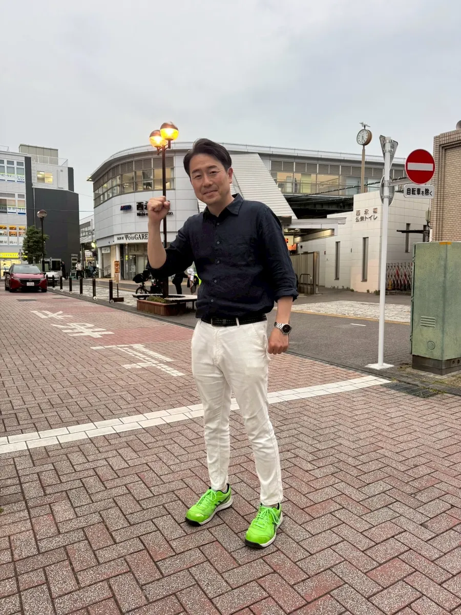 街頭1000本ノックの活動写真（6月5日 午後・荻窪・天沼・清水周辺）