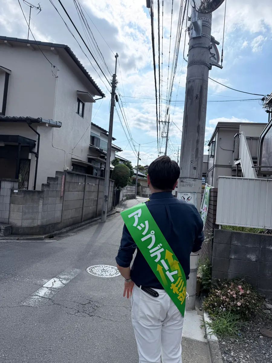 街頭1000本ノックの活動写真（6月6日 午後・高井戸・久我山・浜田山周辺）