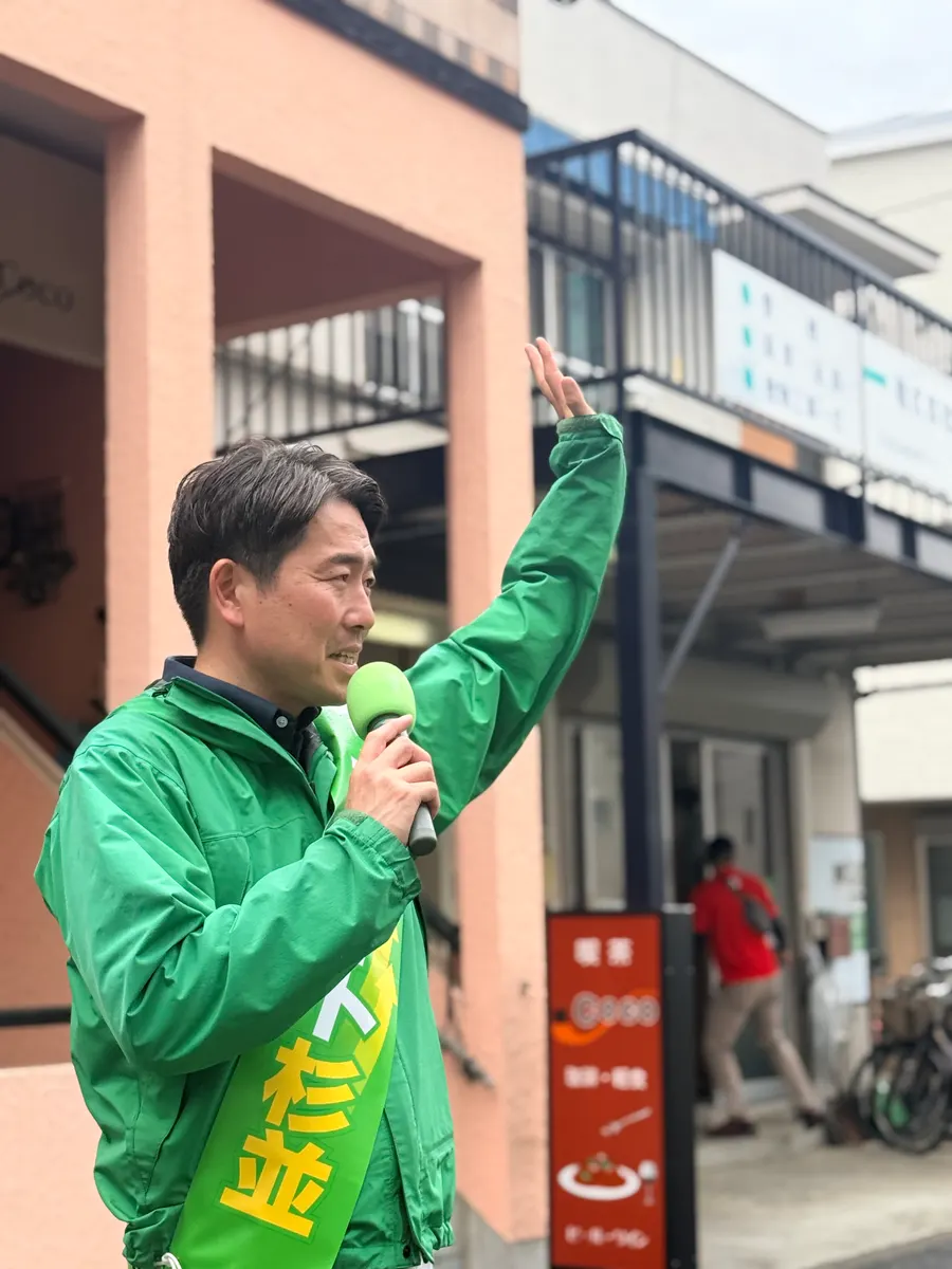 街頭1000本ノックの活動写真（6月9日 午後・阿佐谷・成田周辺）