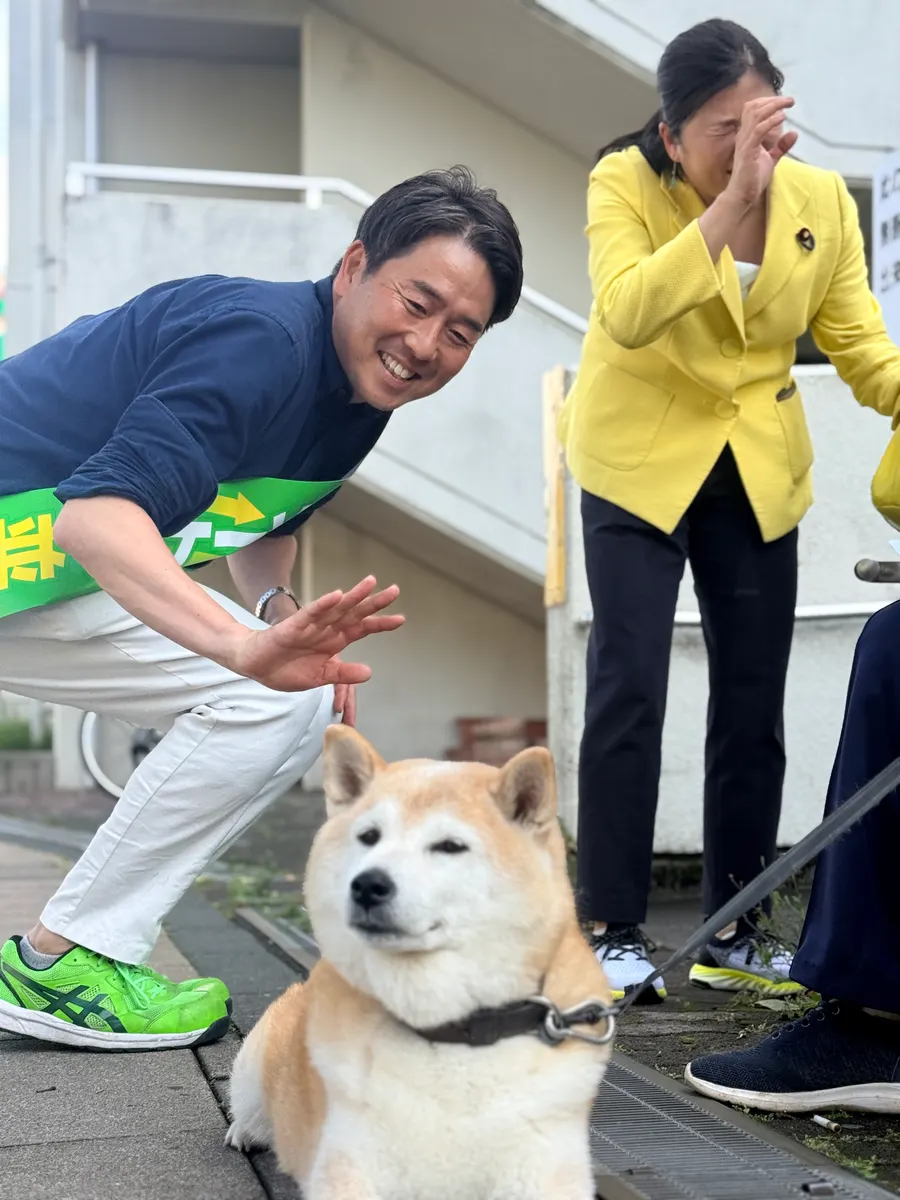 街頭1000本ノックの活動写真（6月12日 午後・井草・上井草・下井草周辺）