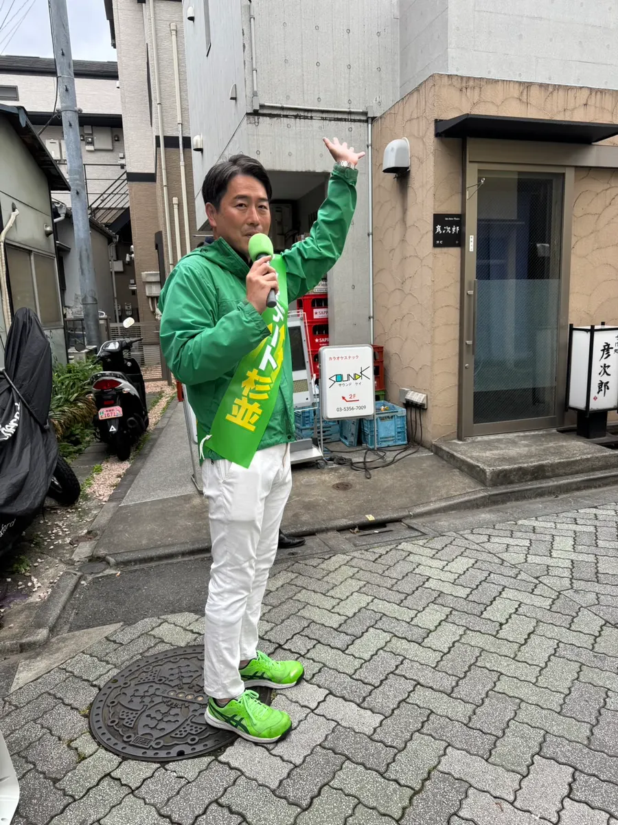 街頭1000本ノックの活動写真（6月5日 午前・阿佐谷・成田周辺）
