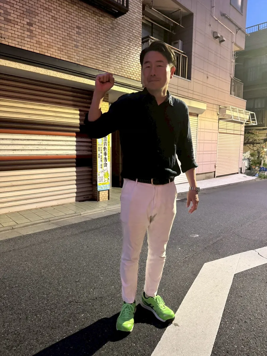 街頭1000本ノックの活動写真（6月5日 午後・荻窪・天沼・清水周辺）