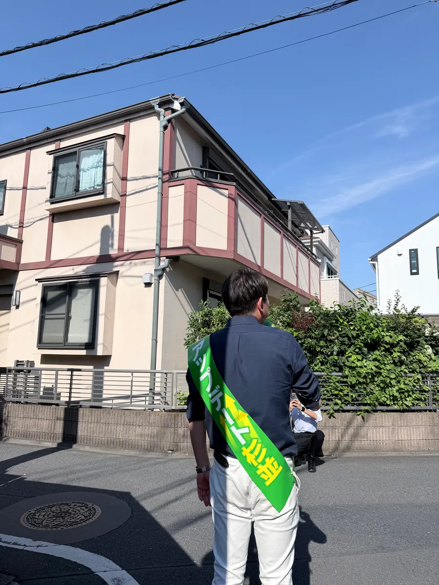 街頭1000本ノックの活動写真（6月6日 午後・高井戸・久我山・浜田山周辺）