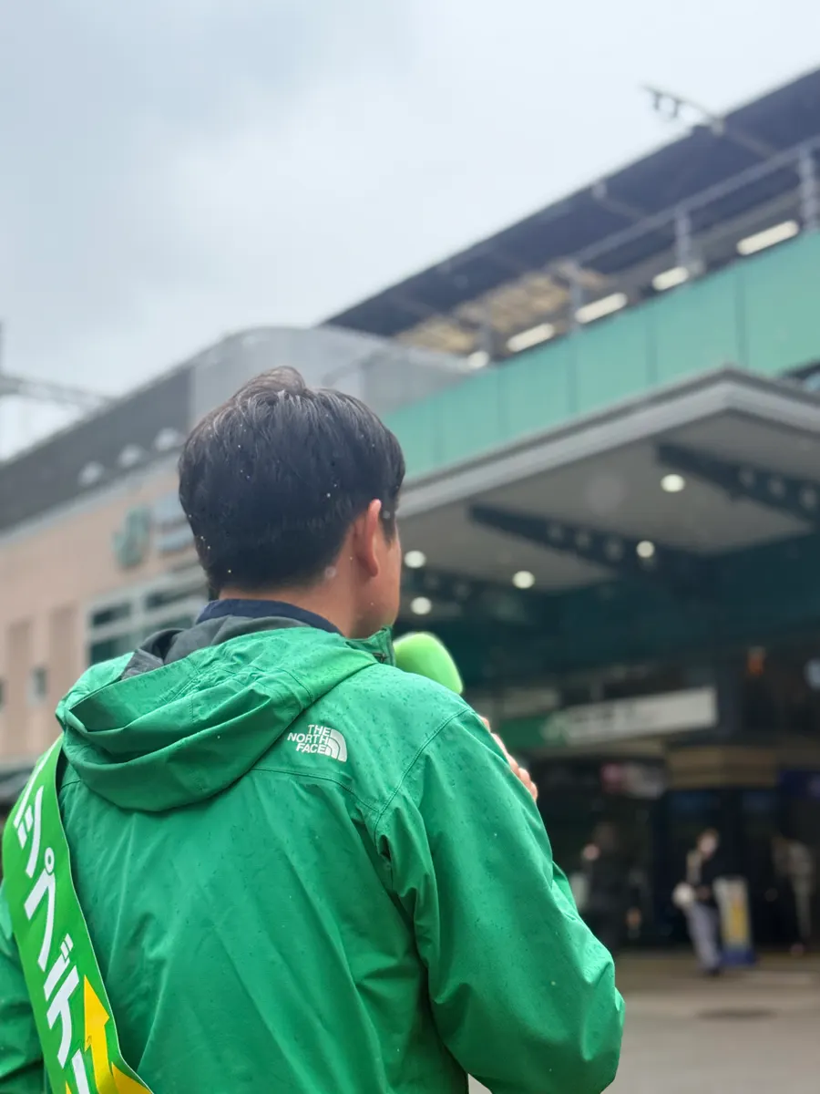 街頭1000本ノックの活動写真（6月15日 午前・荻窪・天沼・清水周辺）
