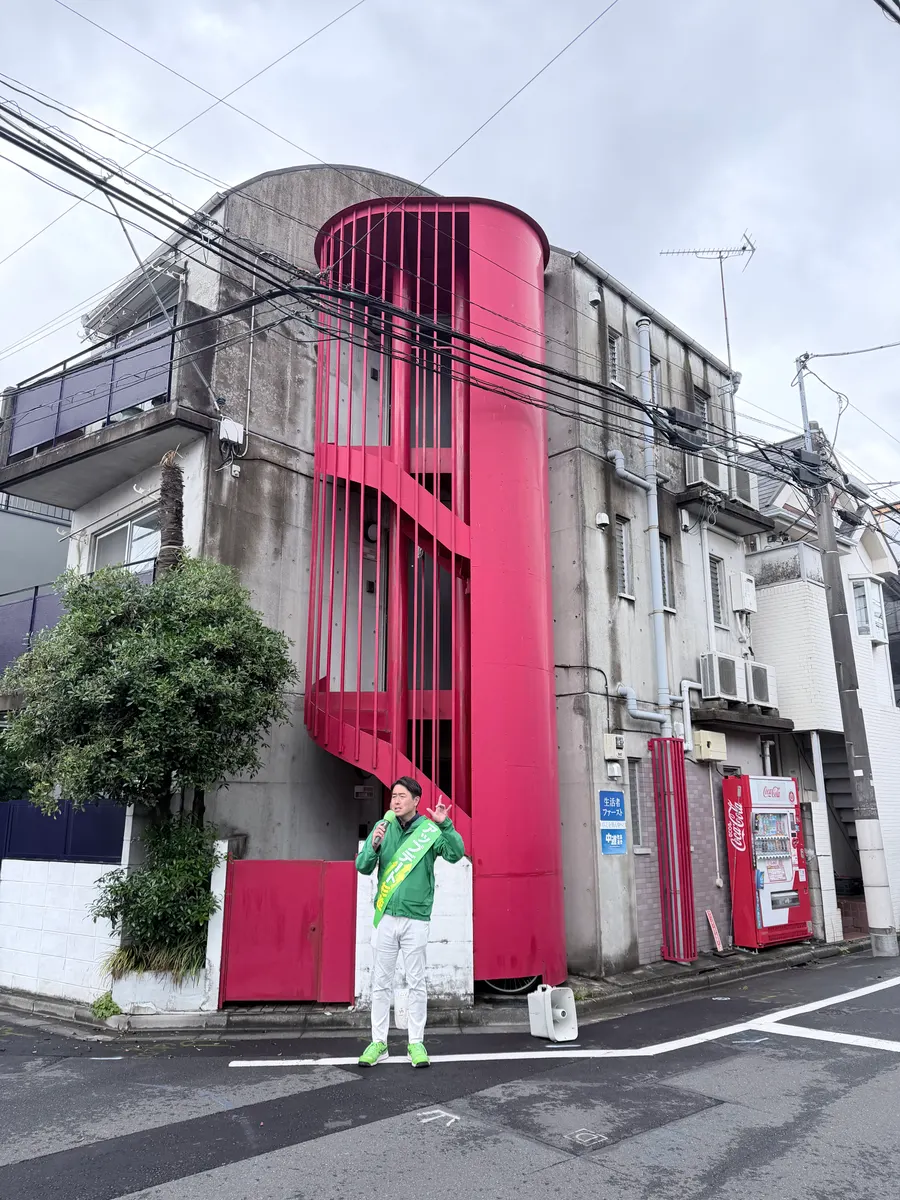 街頭1000本ノックの活動写真（6月9日 午前・荻窪・天沼・清水周辺）