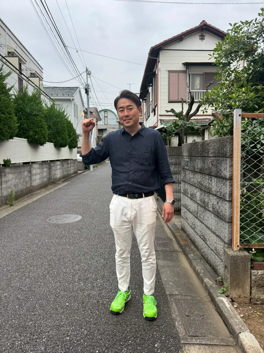 街頭1000本ノックの活動写真（6月5日 午後・荻窪・天沼・清水周辺）