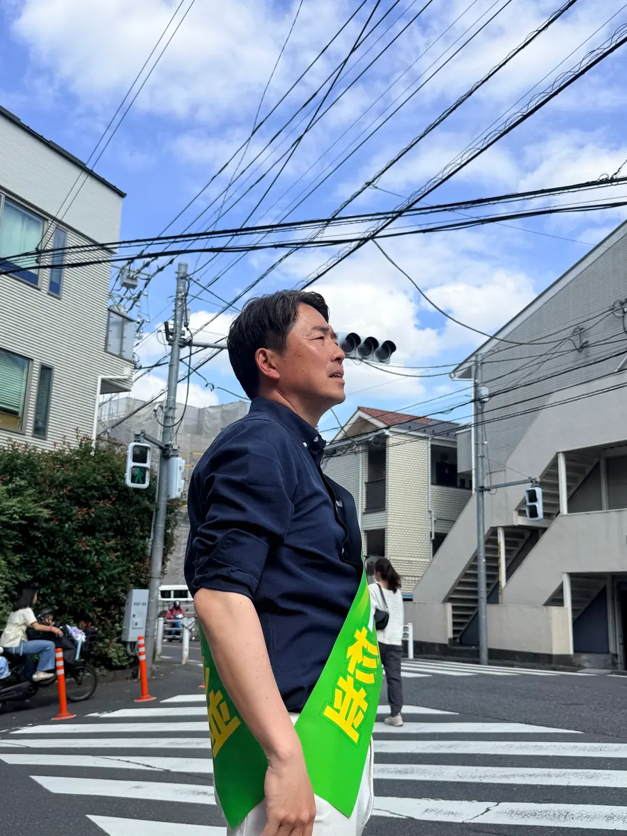 街頭1000本ノックの活動写真（6月6日 午後・高井戸・久我山・浜田山周辺）