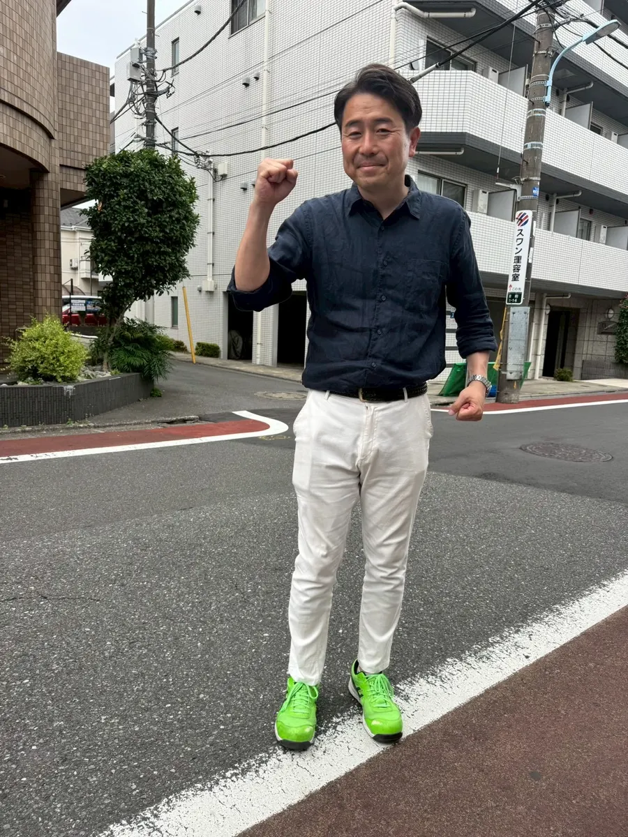街頭1000本ノックの活動写真（6月5日 午後・荻窪・天沼・清水周辺）