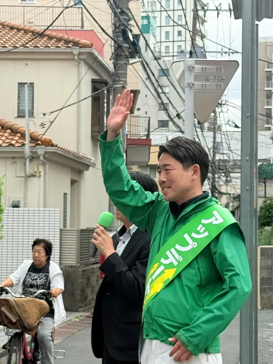 街頭1000本ノックの活動写真（6月5日 午前・阿佐谷・成田周辺）