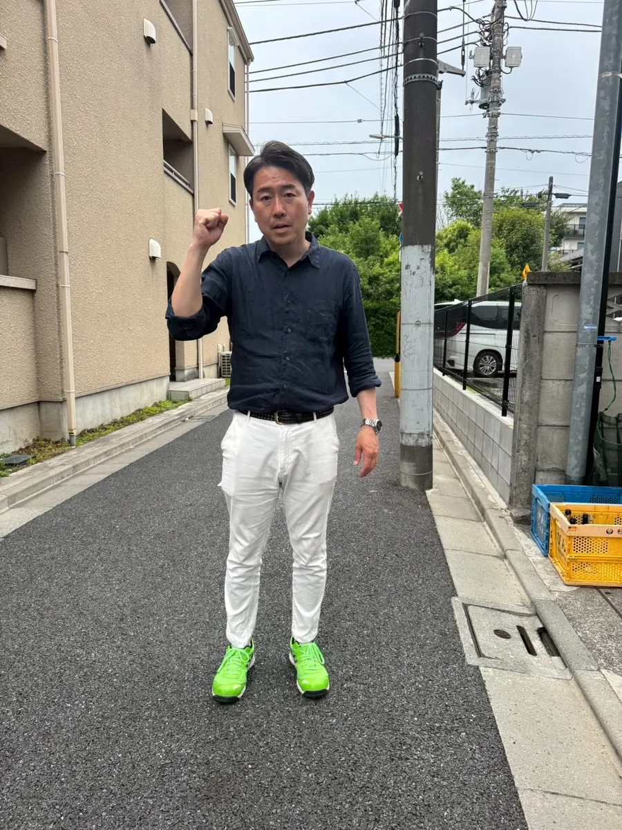 街頭1000本ノックの活動写真（6月5日 午後・荻窪・天沼・清水周辺）