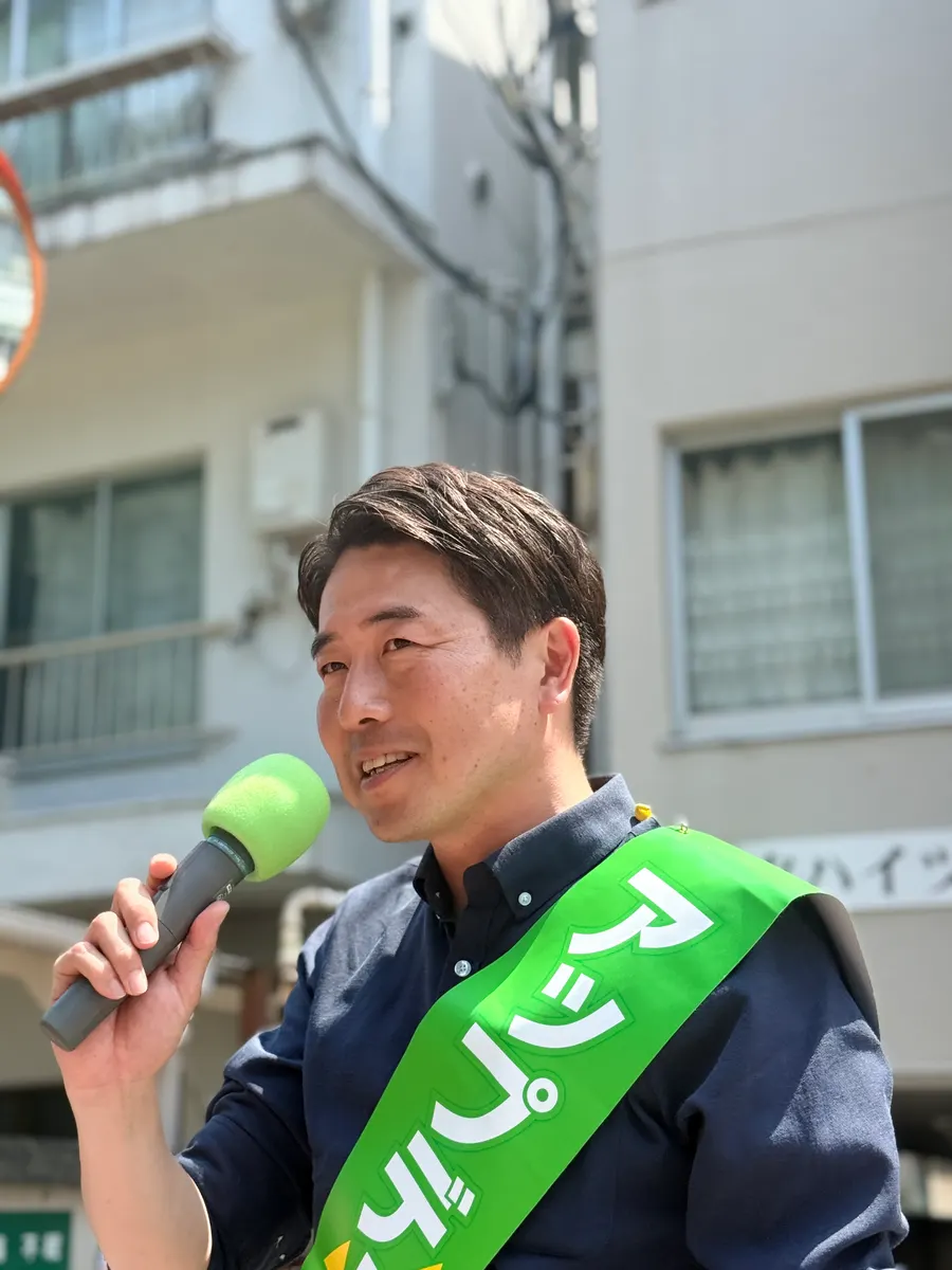 街頭1000本ノックの活動写真（6月13日 昼・高円寺・和田・堀ノ内周辺）