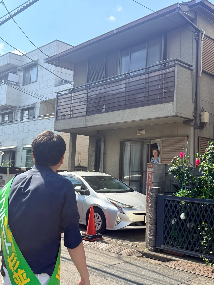 街頭1000本ノックの活動写真（6月13日 午後・高円寺・和田・堀ノ内周辺）