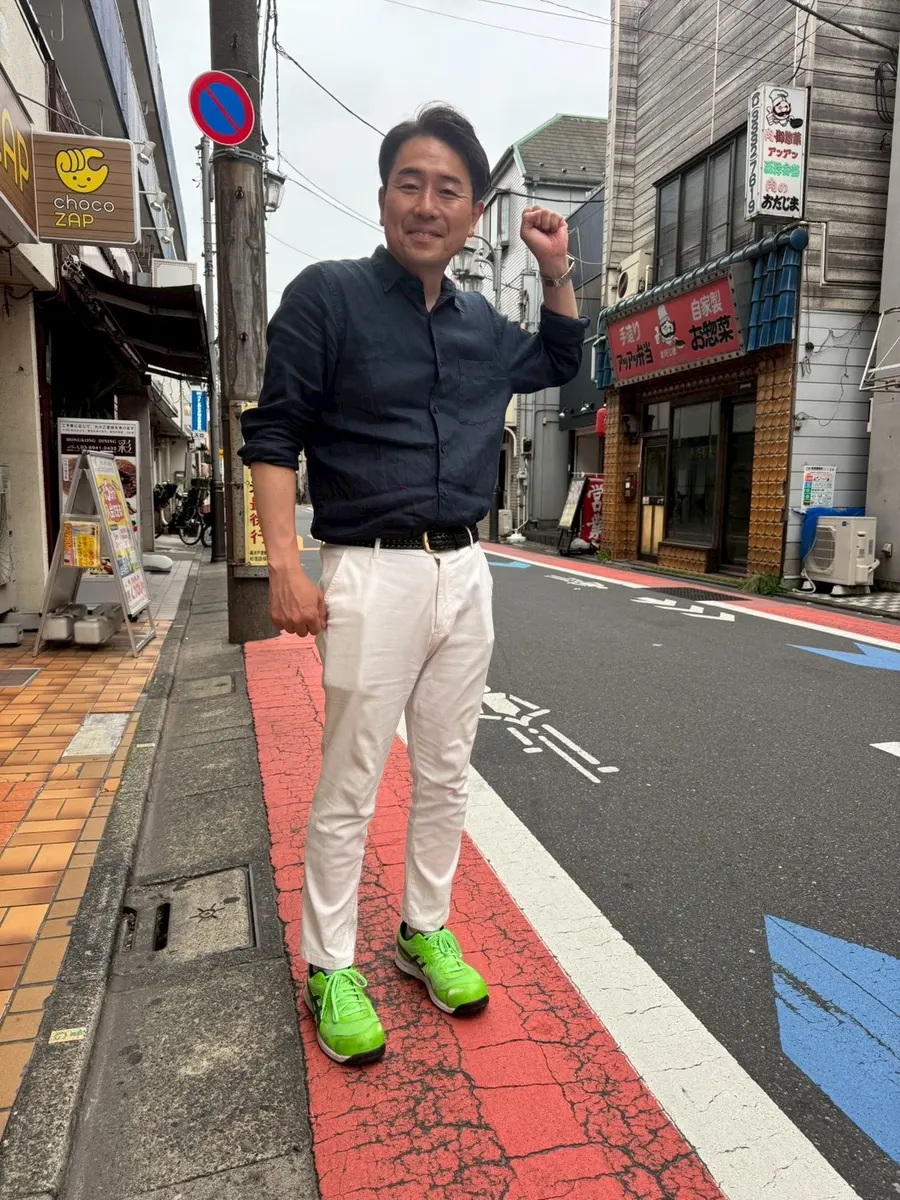 街頭1000本ノックの活動写真（6月5日 午後・荻窪・天沼・清水周辺）