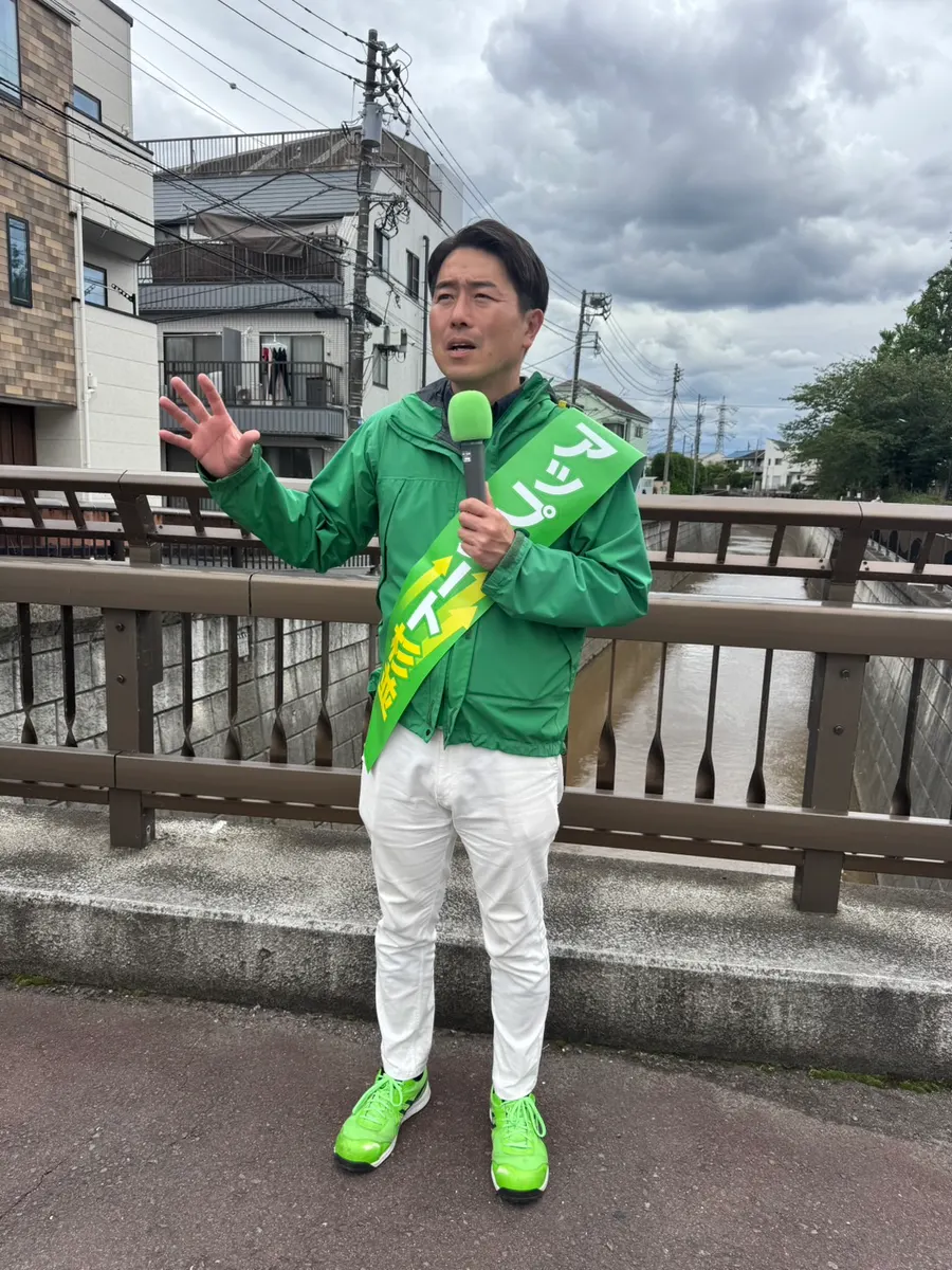 街頭1000本ノックの活動写真（6月4日 午後・永福・和泉・方南周辺）