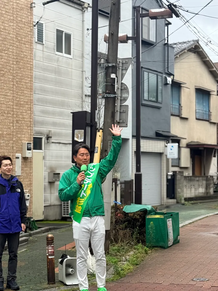 街頭1000本ノックの活動写真（6月9日 午前・荻窪・天沼・清水周辺）