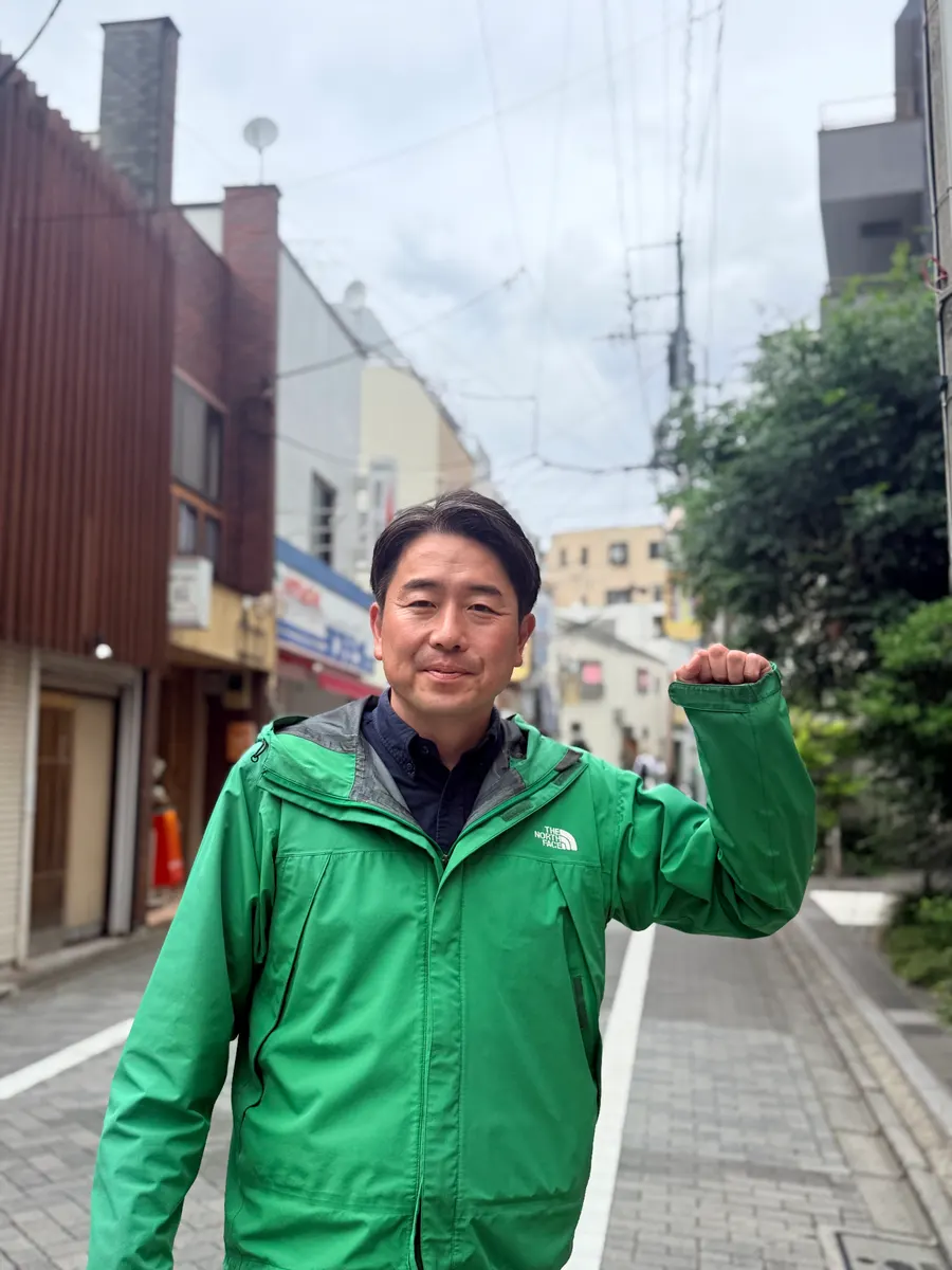 街頭1000本ノックの活動写真（6月5日 午後・荻窪・天沼・清水周辺）