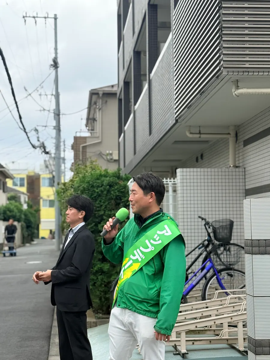 街頭1000本ノックの活動写真（6月5日 午前・阿佐谷・成田周辺）
