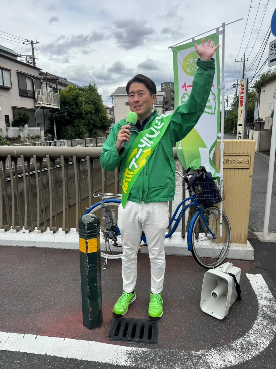 街頭1000本ノックの活動写真（6月4日 午後・永福・和泉・方南周辺）
