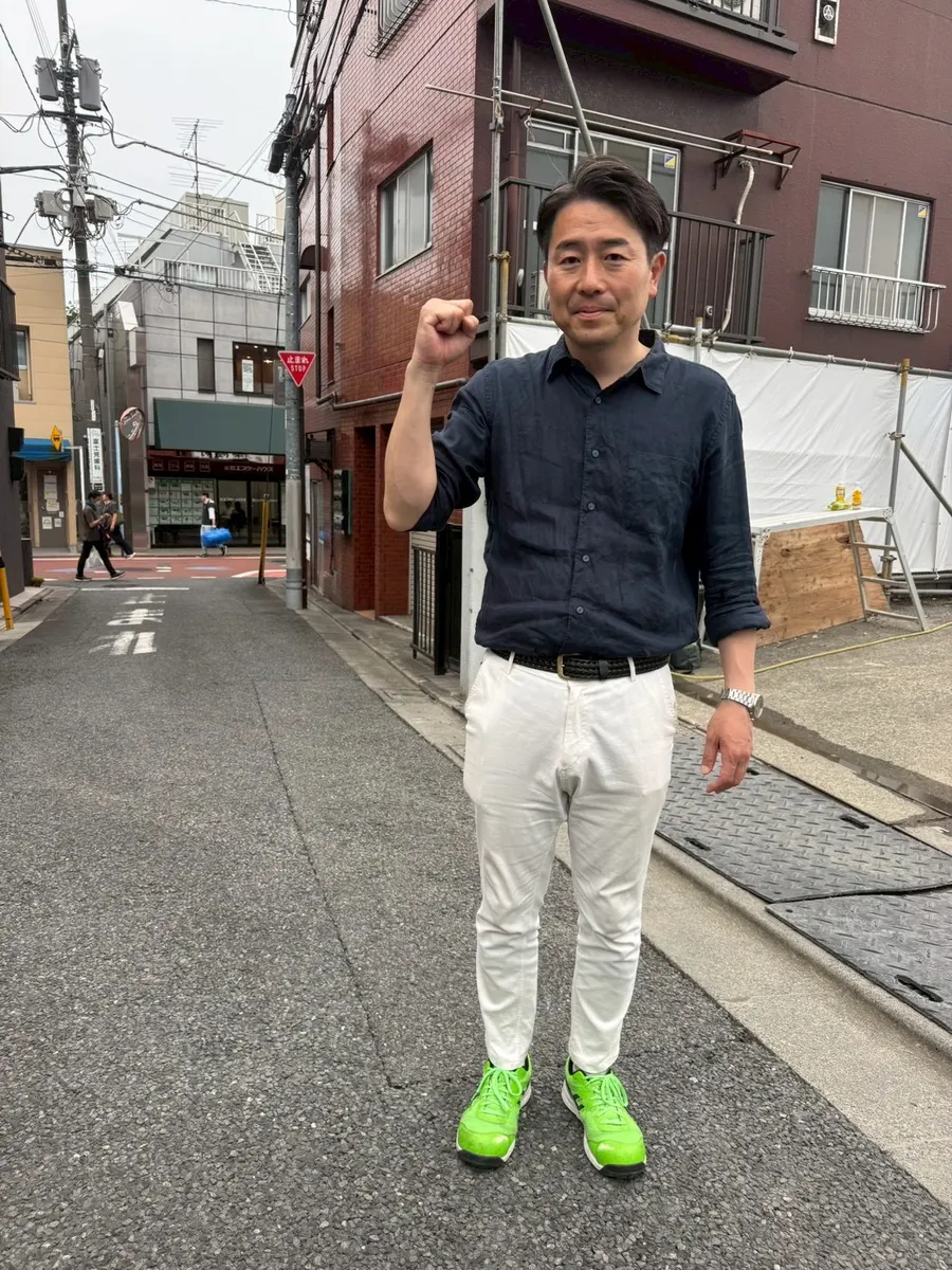 街頭1000本ノックの活動写真（6月5日 午後・荻窪・天沼・清水周辺）