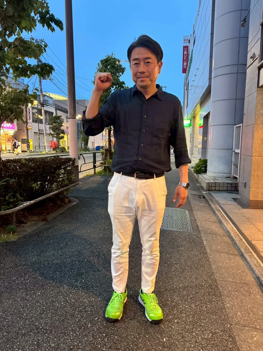 街頭1000本ノックの活動写真（6月5日 午後・荻窪・天沼・清水周辺）