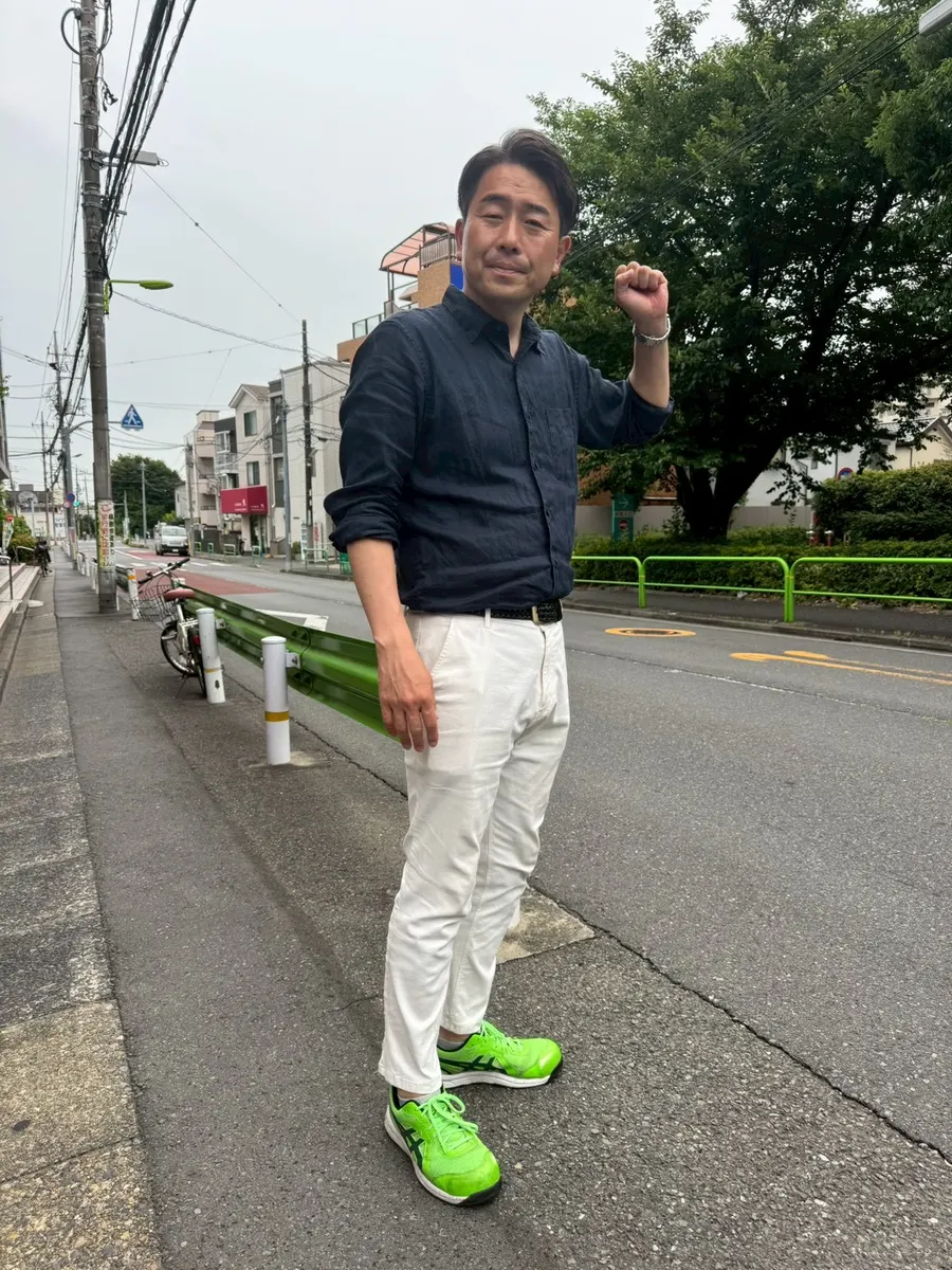 街頭1000本ノックの活動写真（6月5日 午後・荻窪・天沼・清水周辺）