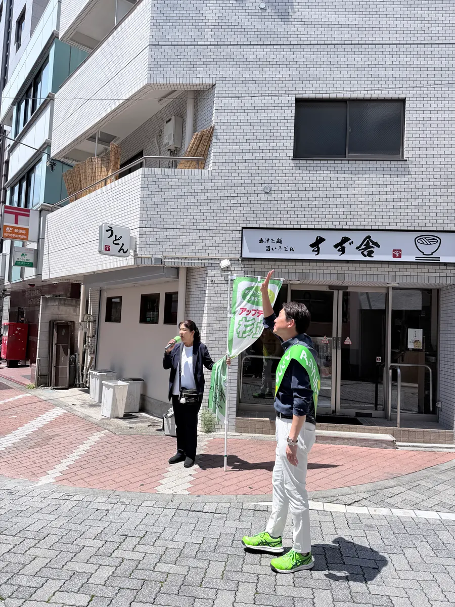 街頭1000本ノックの活動写真（6月16日 午前・高円寺・和田・堀ノ内周辺）