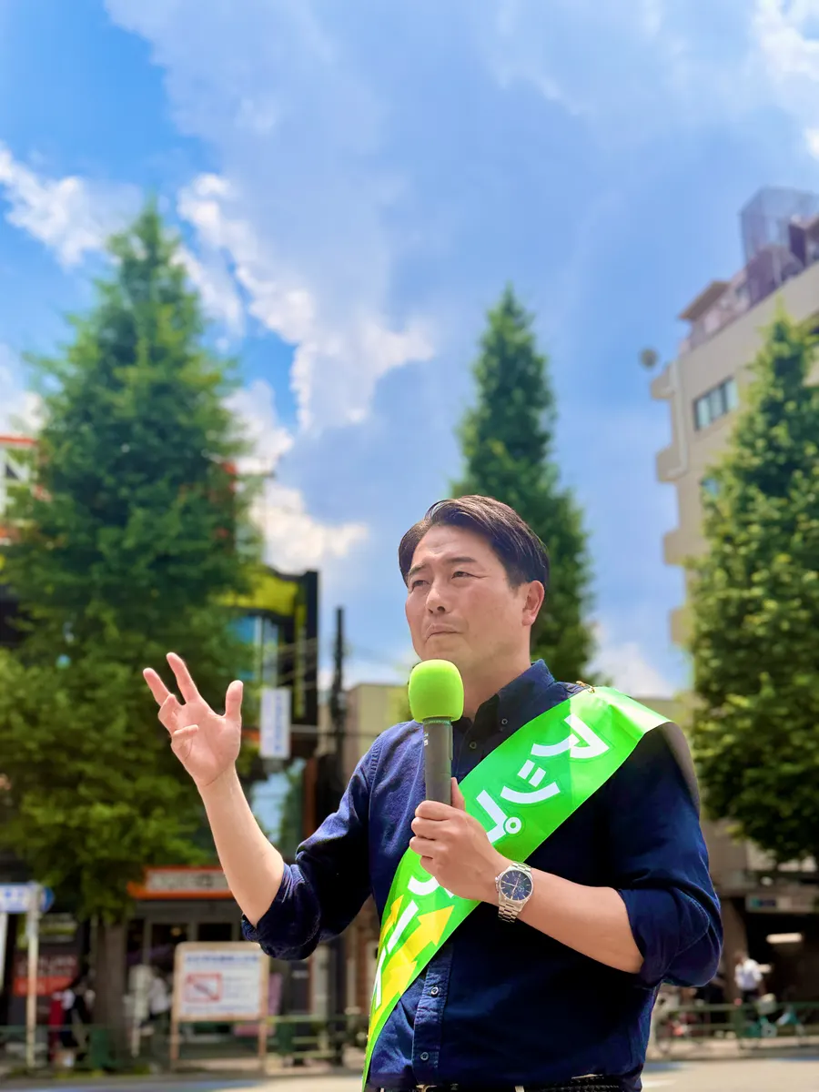 街頭1000本ノックの活動写真（6月12日 昼・阿佐谷・成田周辺）
