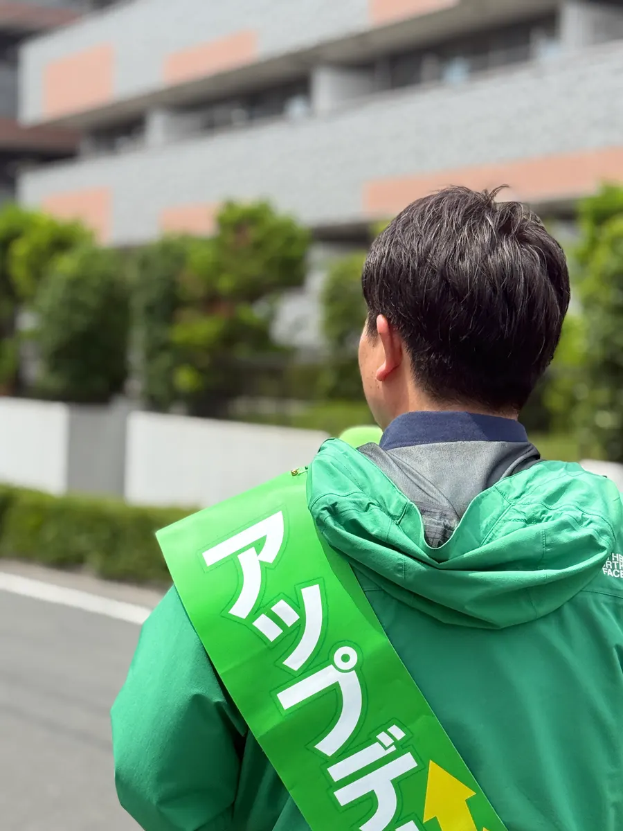 街頭1000本ノックの活動写真（6月11日 午前・永福・和泉・方南周辺）
