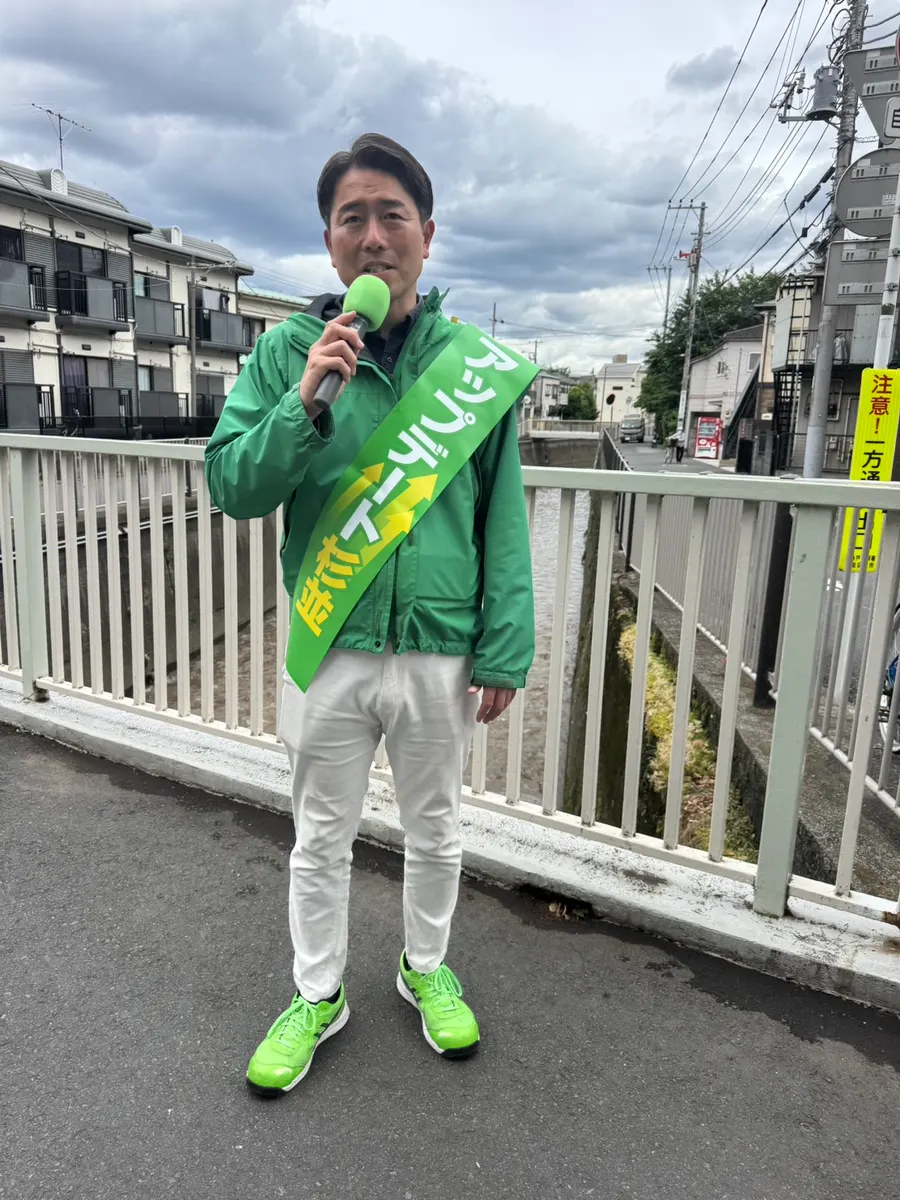 街頭1000本ノックの活動写真（6月4日 午後・永福・和泉・方南周辺）
