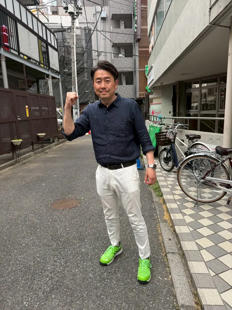 街頭1000本ノックの活動写真（6月5日 午後・荻窪・天沼・清水周辺）