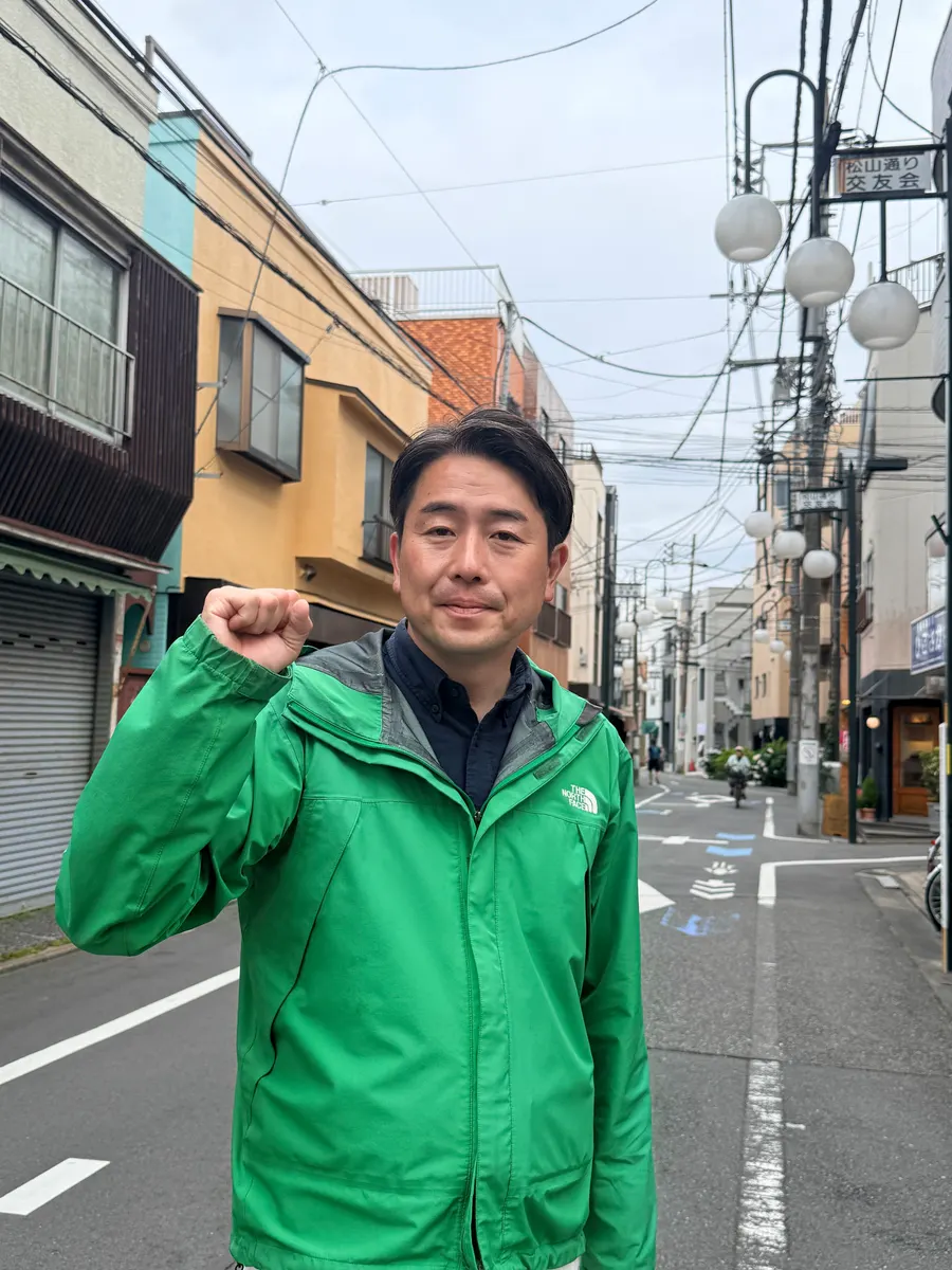 街頭1000本ノックの活動写真（6月5日 午後・阿佐谷・成田周辺）